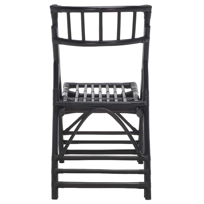 SAFAVIEH Home Maja Rattan Folding Accent Chair - 19Wx28Dx35H