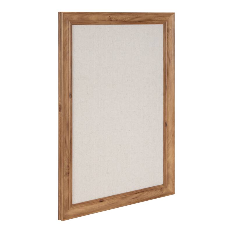DesignOvation Macon Framed Linen Fabric Pinboard