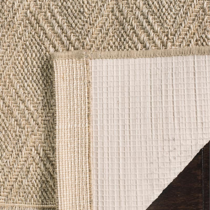 SAFAVIEH Palm Beach Tadako Trellis Sisal/ Jute Rug
