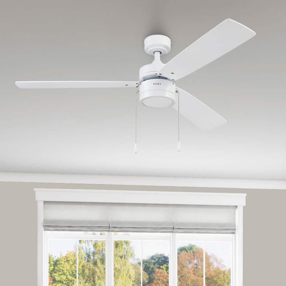 52" Prominence Home Madrona Indoor Ceiling Fan, Painted Gun Metal - 52