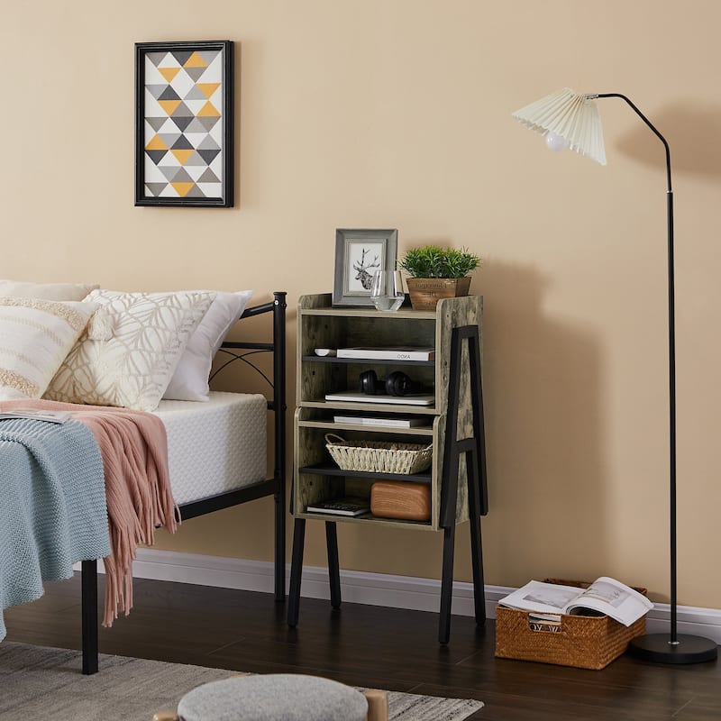 Taomika 3-Pieces Bedroom Sets with Black Bed Frame