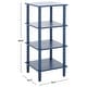 preview thumbnail 39 of 38, SAFAVIEH Home Dilyn 4 Tier Shelving Unit - 16" W x 16" D x 36" H