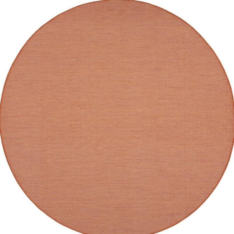 HomeRoots Contemporary Round Outdoor Rug - 8' Round