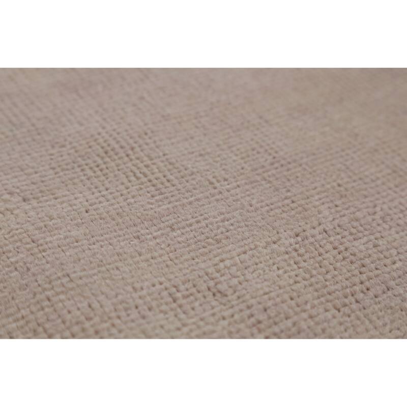 Hand Knotted Oriental 100% Wool Carpet Modern Modern Peach Gabbeh Area Rug - 10' 2'' X 10' 3''