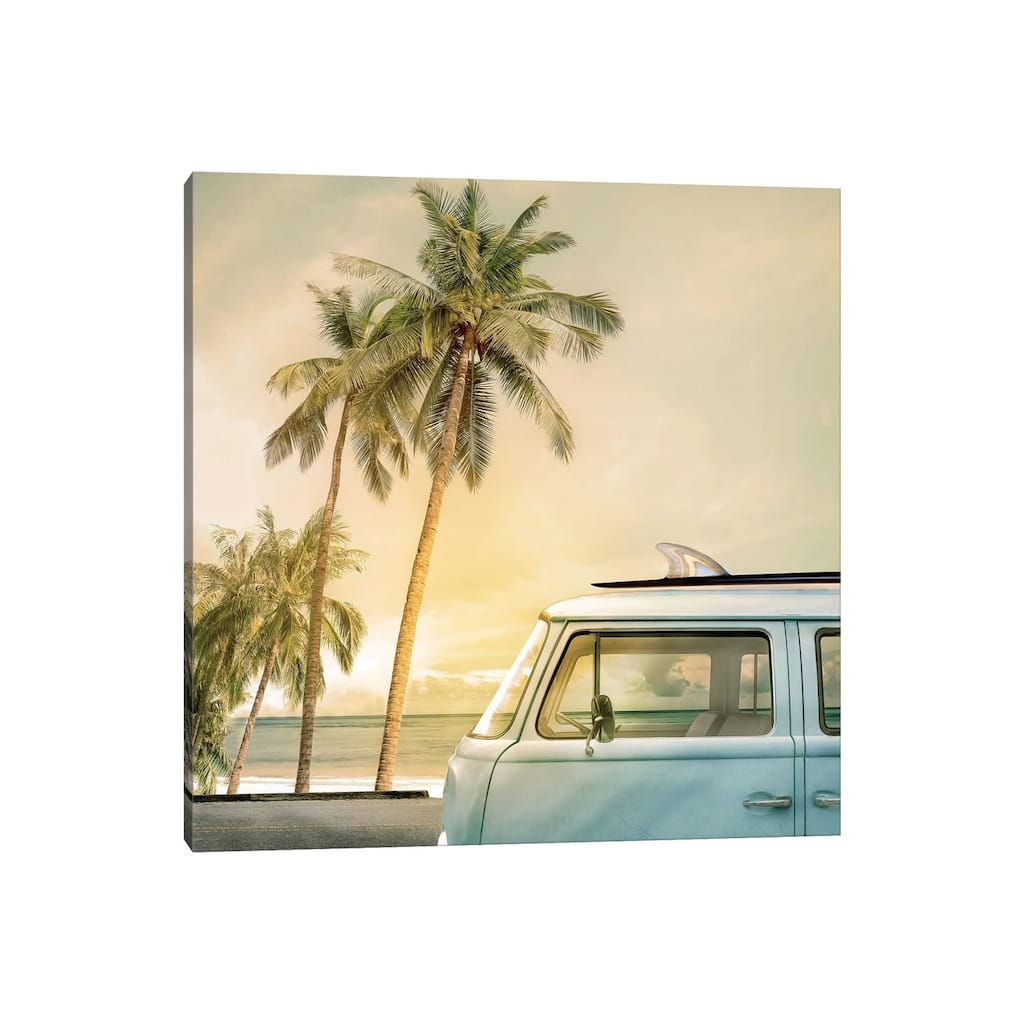 iCanvas "Day of Surfing" by Mike Calascibetta Canvas Print