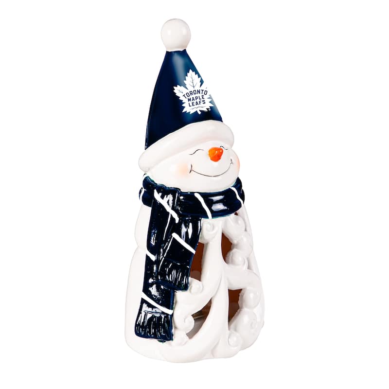 Toronto Maple Leafs Snowman LED Garden Statuary, 8"