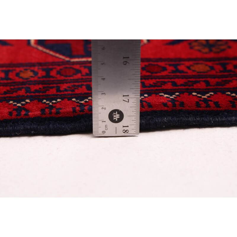 ECARPETGALLERY Hand-knotted Finest Khal Mohammadi Red Wool Rug - 5'7 x 8'9