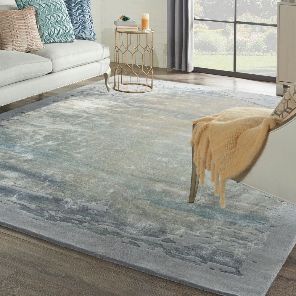 Nourison Prismatic Modern Abstract Shimmer Area Rug