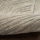 preview thumbnail 49 of 49, Nourison Graceful Indoor only Geometric Wool Area Rug 5' 3" x 7' 3" - Grey