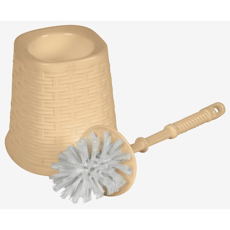 Wicker Toilet Brush - Beige