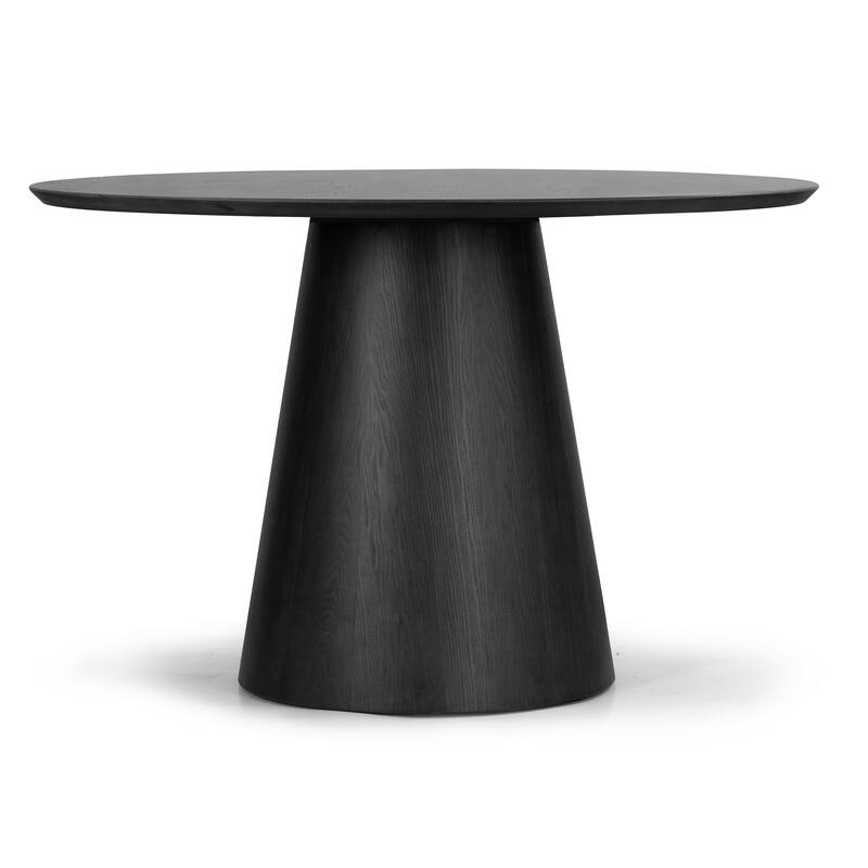 Blake Black Wash Round Wood Dining Table