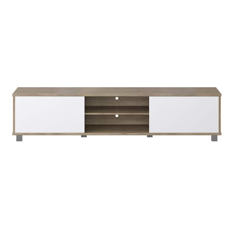 Hollywood Low Profile TV Stand With Doors for TV's up to 85"
