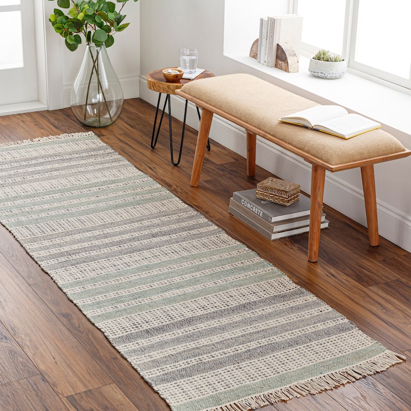 Artistic Weavers Daraki Handmade Cottage Striped Jute Blend Area Rug