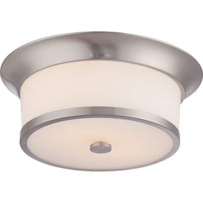 Nuvo Lighting 60/5460 Mobili 2 Light 13-1/8" Wide Flush Mount Ceiling