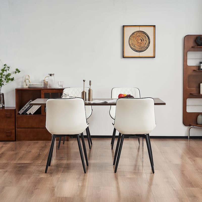 Modern Dining Chairs Set of 2 Upholstered Dining Room Chairs