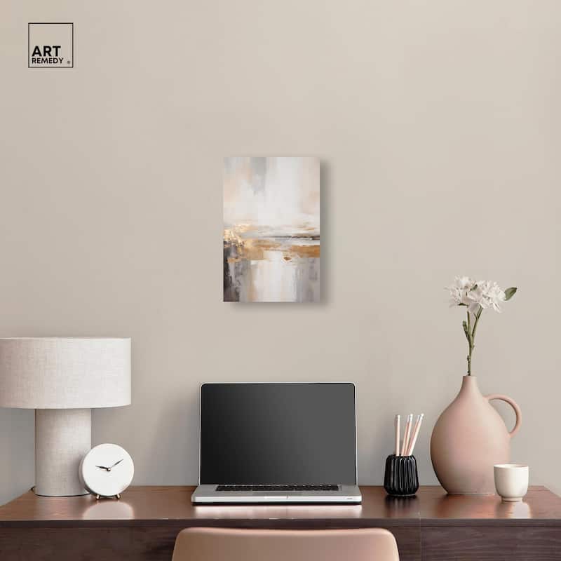 Gold Dust I Canvas by Art Remedy, Gallery Wrapped