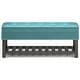 preview thumbnail 31 of 136, WYNDENHALL Essex 44 inch Wide Transitional Rectangle Ottoman Bench