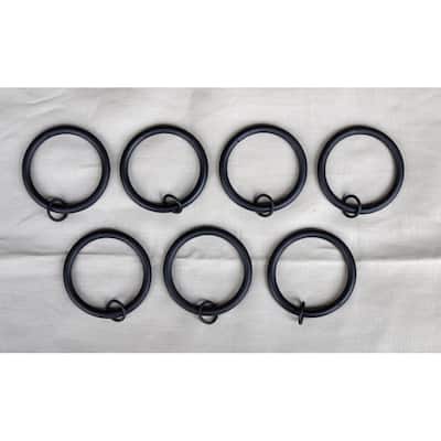 Set of 8 Metal Curtain Eyelet Rings 2-1/2 Inch Inner Diameter