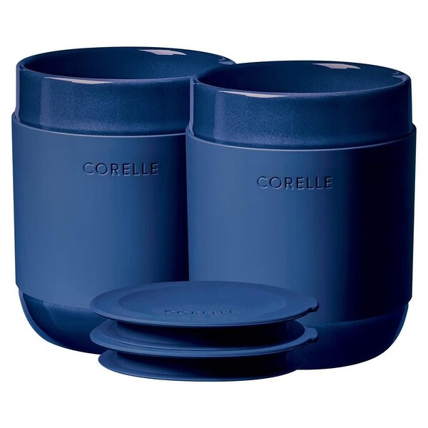 Corelle Stoneware Tumbler Set of 2 with Lids 13.5 Ounces On Sale Bed Bath Beyond 40703536