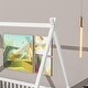 preview thumbnail 15 of 20, Full Tent-shaped Floor Bed, with Guardrails, Slats, Door