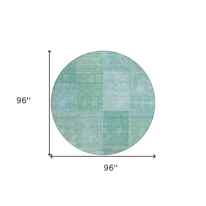 HomeRoots Patchwork Transitional Rectangle Outdoor Rug