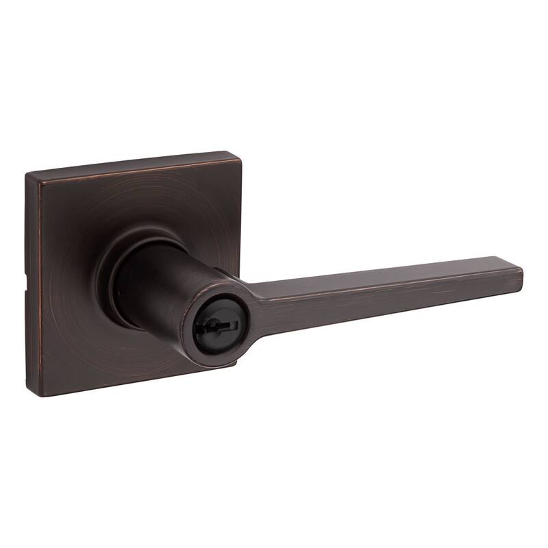 Kwikset Safelock Daylon Single Cylinder Keyed Entry Door Lever Set