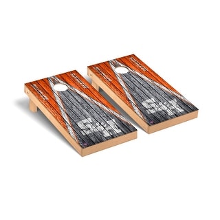 Sam Houston State SHSU Bearkats Weathered Cornhole Board Set