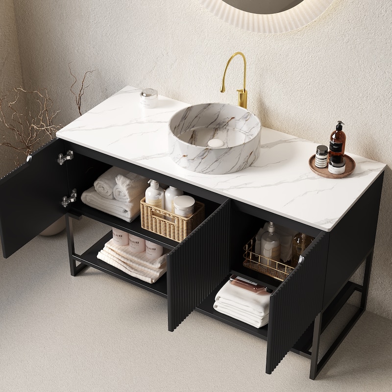 Freestanding Bathroom Vanity with Sink