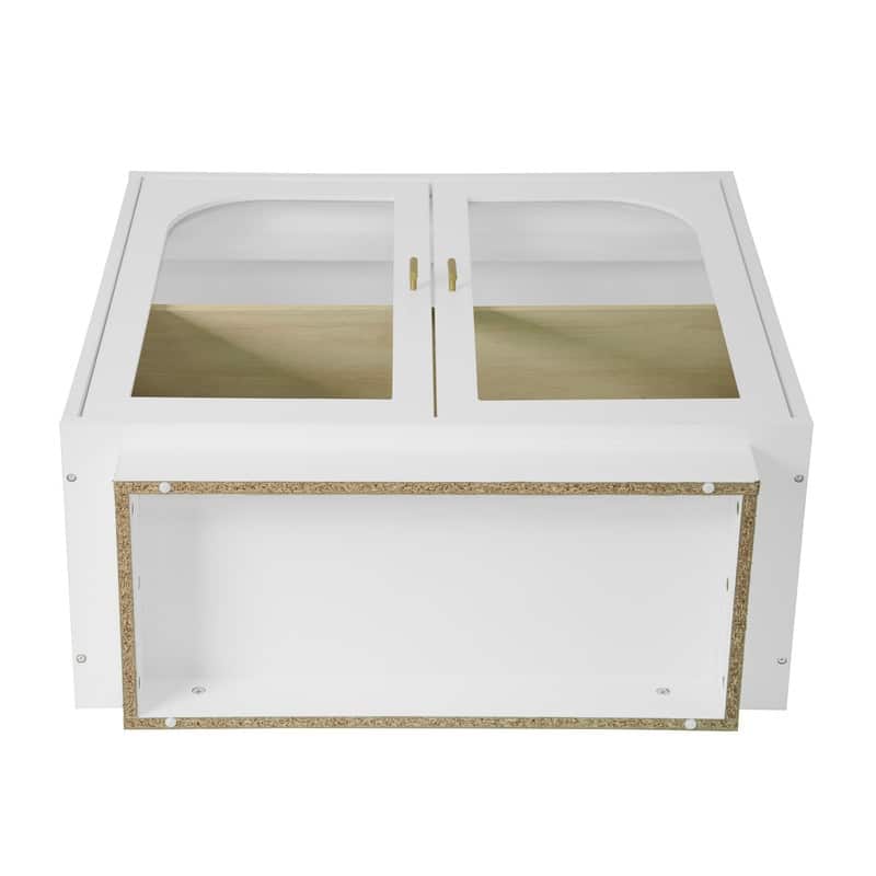 Storage Cabinet with Acrylic Door for Living Room, Dining Room, Study