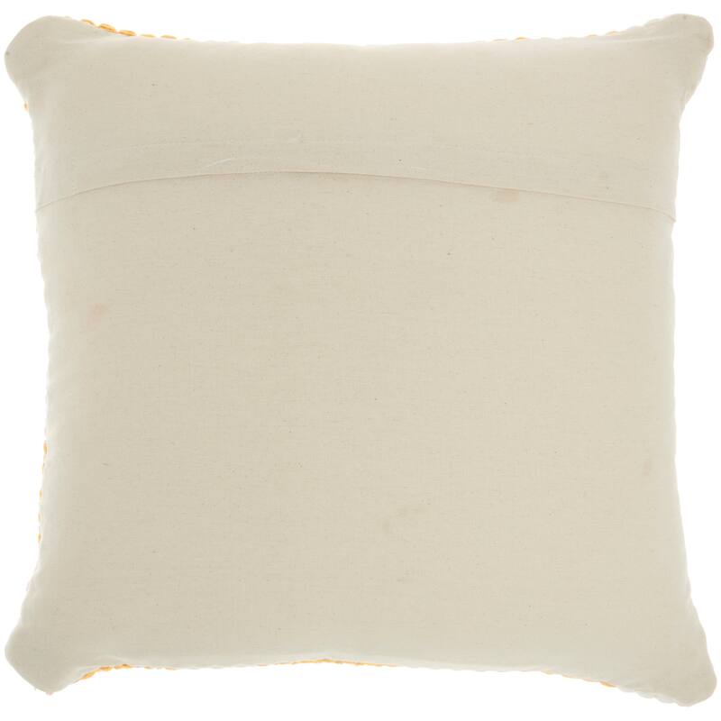 Mina Victory Life Styles Textured Geometric Woven Diamonds Throw Pillow 20" x 20"