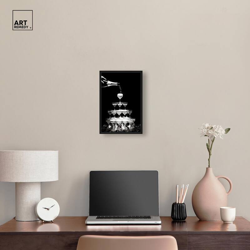 Flow of Fizz Canvas by Art Remedy