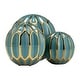 preview thumbnail 33 of 49, Accented Abstract Modern Coastal Decorative Orbs Set of 3
