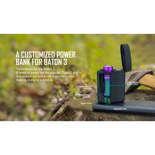 Olight Baton 3 Purple Gradient Premium Edition 1200 Lumen