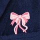 preview thumbnail 8 of 18, Sweet Kids 100% Polyester SUPER PLUSH Double Brushed Hooded Bathrobe - BOW