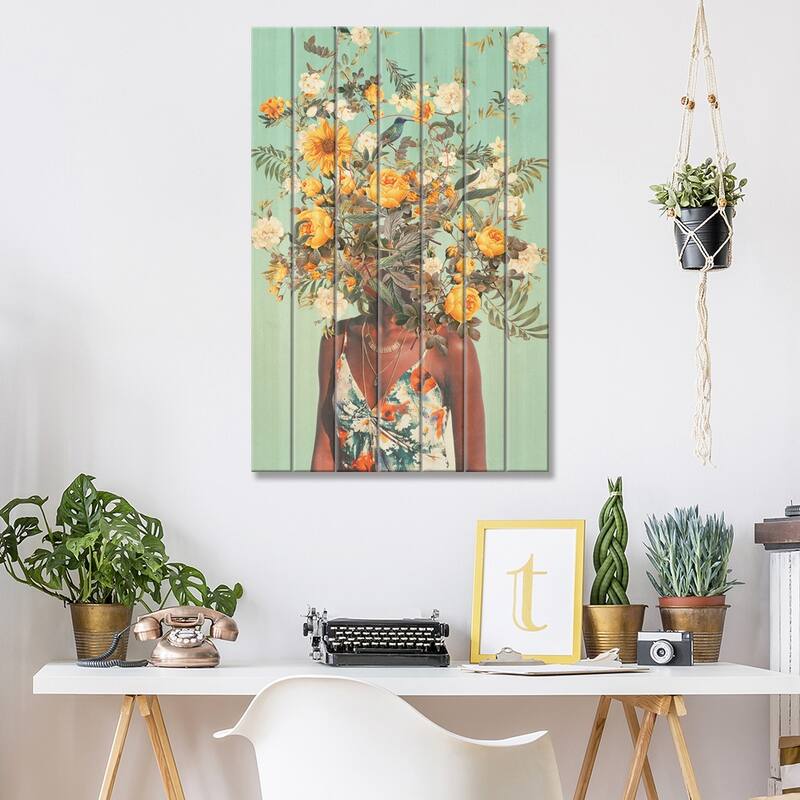 You Loved me a Thousand Summers Ago Print On Wood by Frank Moth - Multi-Color