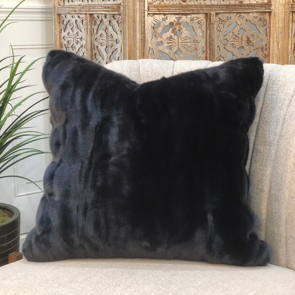 Pillow - Bocale Fauxfur 20" x 20" Feather / Down Fill