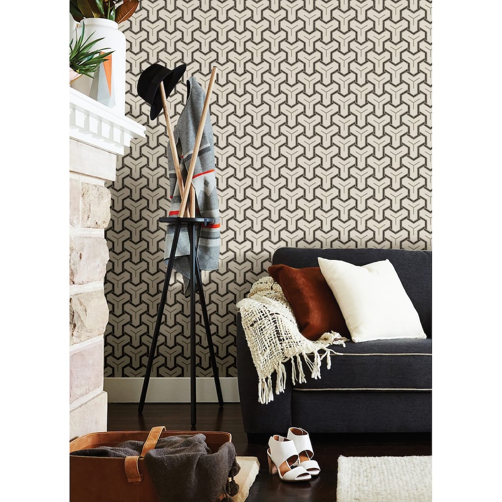 Geometrics Gradignan Gautier Tessellate33' L X 20.9" W Wallpaper Roll