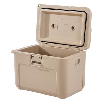 Portable Cooler 16.5 QT with Cup Holder 23 Can Capacity for Outdoors - 15.9 x 10.6 x 11.4 in