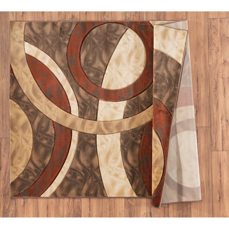 Orelsi Collection Abstract Area Rug