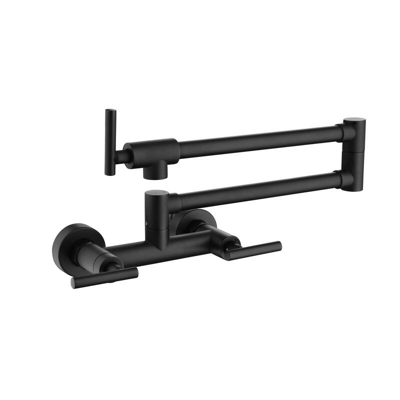 Barrett Wall Mount Pot Filler - Black