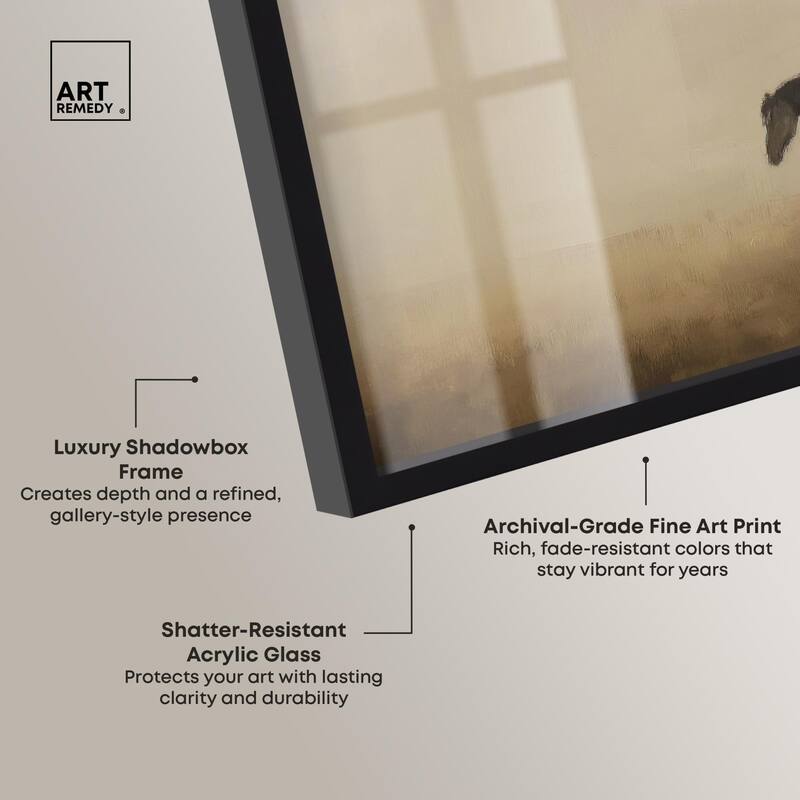 Equine Duo Shadowbox by Art Remedy