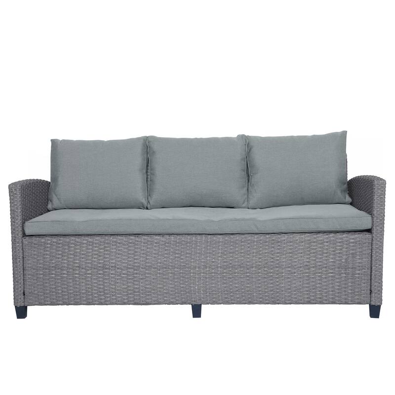 6-Piece Outdoor Rattan Wicker Set