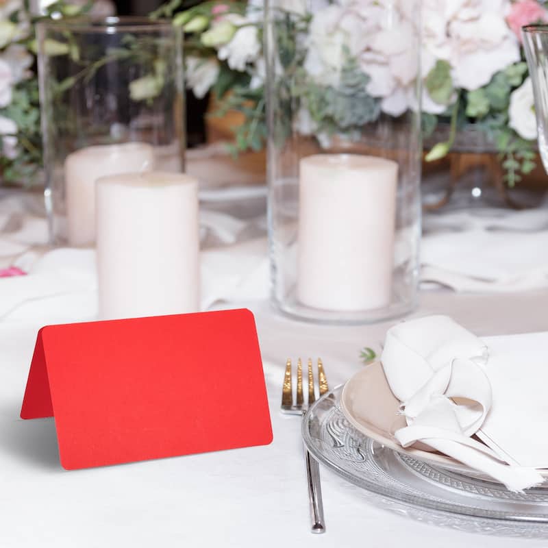 Blank Greeting Cards,50Pcs Favor Decor Foldable Blank Card, Card Paper