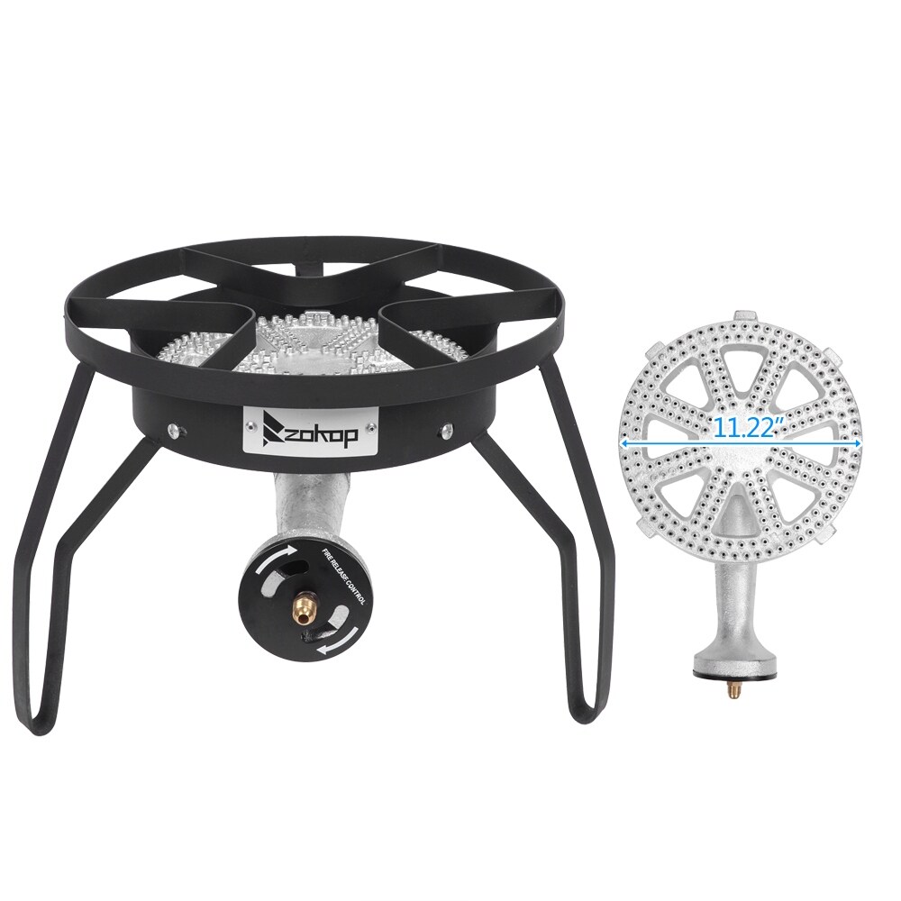 Outdoor Furnace Round Furnace 20W BTU Head Diameter 26cm With 1.2m Leather  Tube With 0-20psig High Pressure Valve - N/A - Bed Bath u0026 Beyond - 36046159