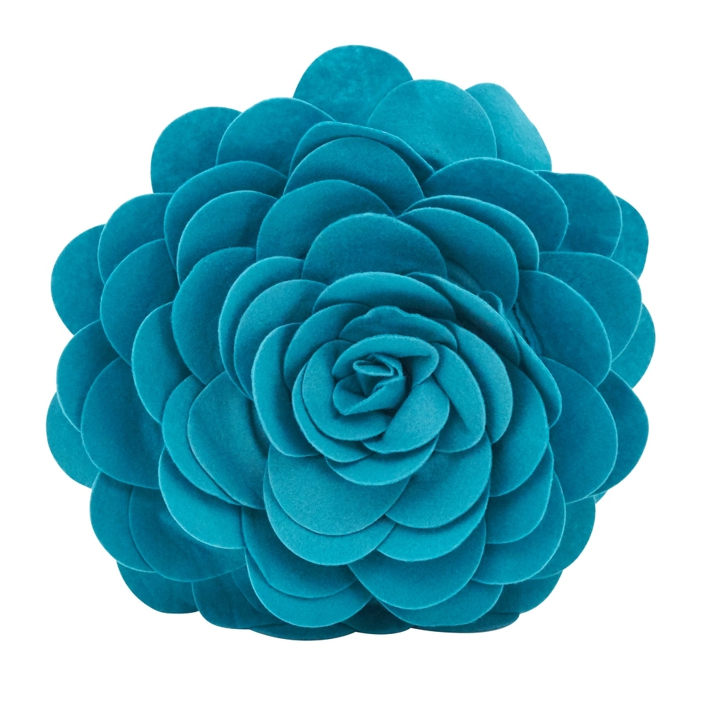 Round top blue pillows