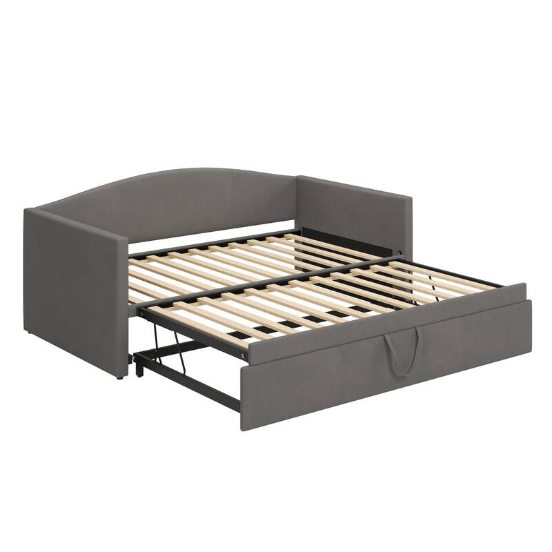 Daybed with Extended Pop Up Trundle