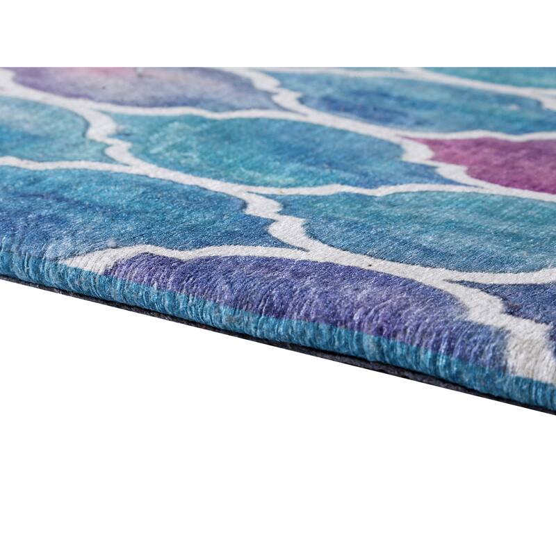 Luxurious Woven Cotton Cushioned Thick Kitchen Mat Rug - Anti-Fatigue, Anti-Skid, - 18''x30''