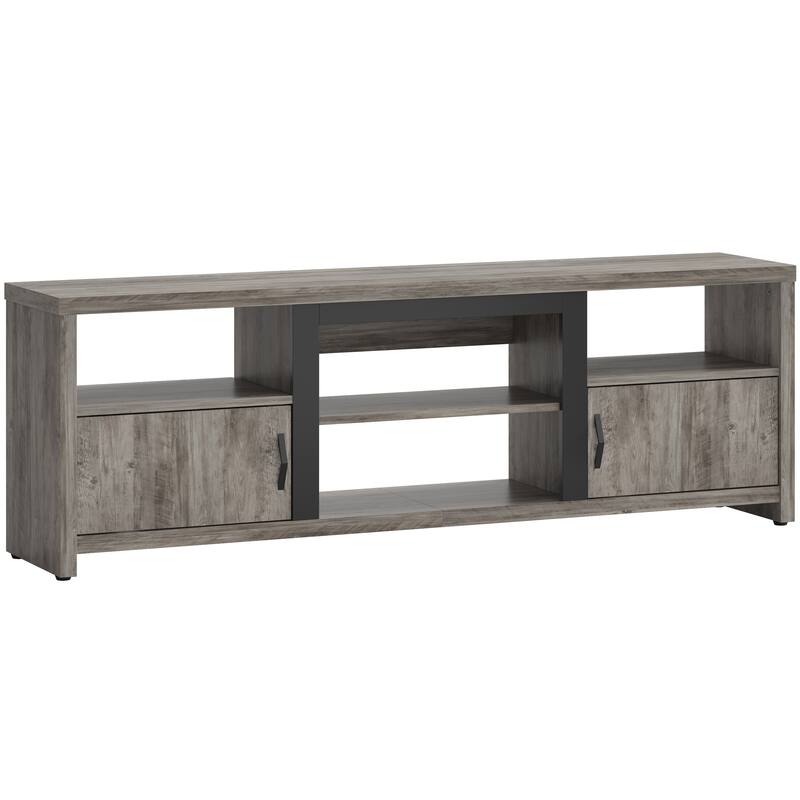 70" TV Stand Modern Entertaintment Center TV Console for 75" TVs with LED Lights - 71 inches