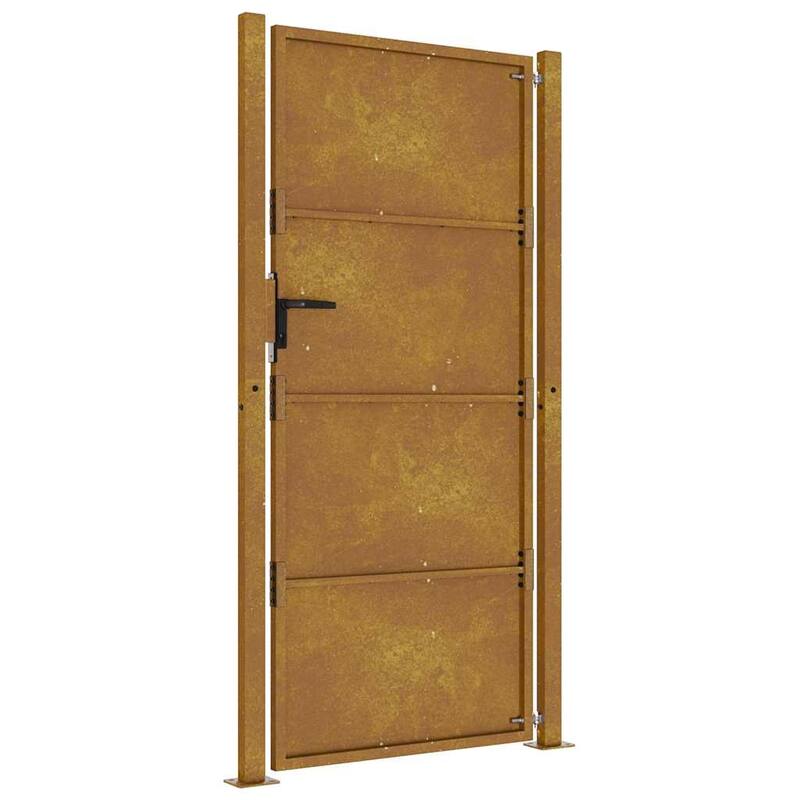 vidaXL Garden Gate Corten Steel