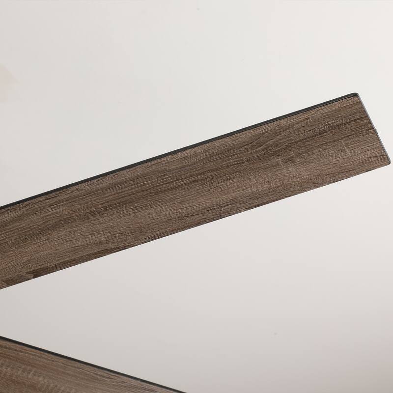 Vaczon 60" Transitional Gold Reversible Blades Smart Ceiling Fan with Dimmable LED Light and Remote